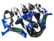 Blau Schwarz Grün Schwarz ENEOS Monster 2020-2025 Yamaha YZF 1000 R1 Motorrad Verkleidung