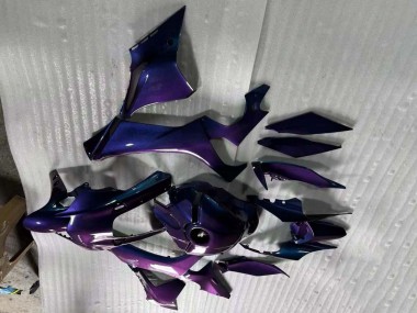 Gradient Blau Lila 2020-2025 Yamaha YZF 1000 R1 Motorrad Verkleidung