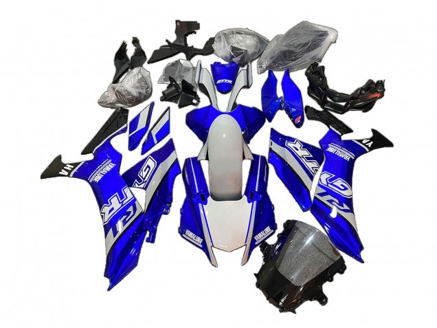 Weiß Blau Glänzendes Schwarz GYTR Yamalube 2020-2025 Yamaha YZF 1000 R1 Motorrad Verkleidung