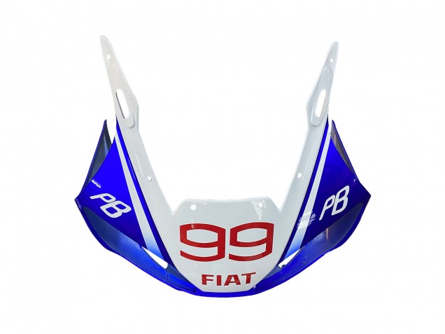 Weiß Blau Rot Fiat 99 1998-2002 Yamaha YZF 600 R6 Motorrad Verkleidung