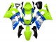 Neon Grün Blau Weiß Champions 1998-2002 Yamaha YZF 600 R6 Motorrad Verkleidung