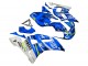 Weiß Blau Neon Gelb Fiat Motul Michelin 1998-2002 Yamaha YZF 600 R6 Motorrad Verkleidung