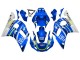 Weiß Blau Neon Gelb Fiat Motul Michelin 1998-2002 Yamaha YZF 600 R6 Motorrad Verkleidung