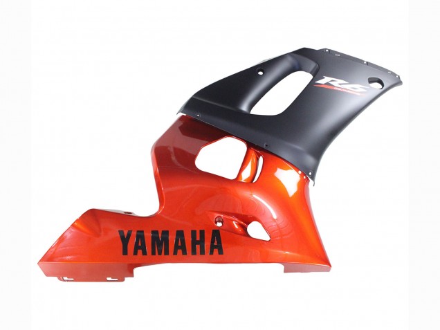 Orange Matt Schwarz 1998-2002 Yamaha YZF 600 R6 Motorrad Verkleidung