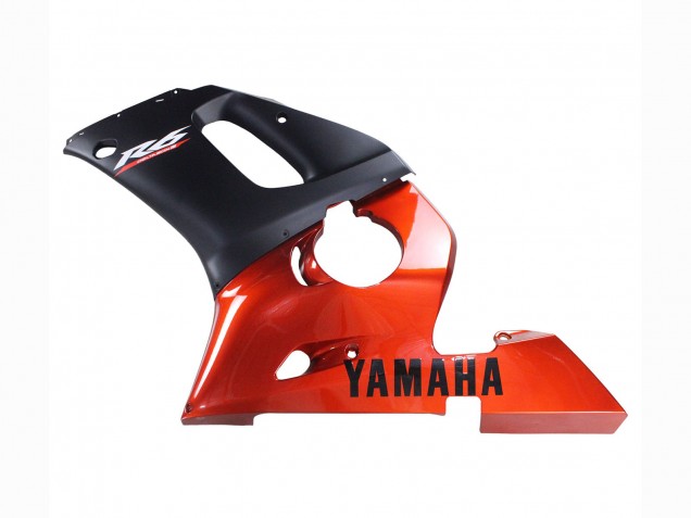 Orange Matt Schwarz 1998-2002 Yamaha YZF 600 R6 Motorrad Verkleidung