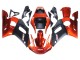 Orange Matt Schwarz 1998-2002 Yamaha YZF 600 R6 Motorrad Verkleidung