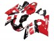 Rot Weiß Glänzendes Schwarz 1998-2002 Yamaha YZF 600 R6 Motorrad Verkleidung