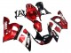 Rot Weiß Glänzendes Schwarz 1998-2002 Yamaha YZF 600 R6 Motorrad Verkleidung