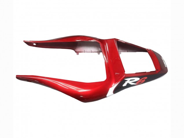 Rot Weiß Glänzendes Schwarz 1998-2002 Yamaha YZF 600 R6 Motorrad Verkleidung