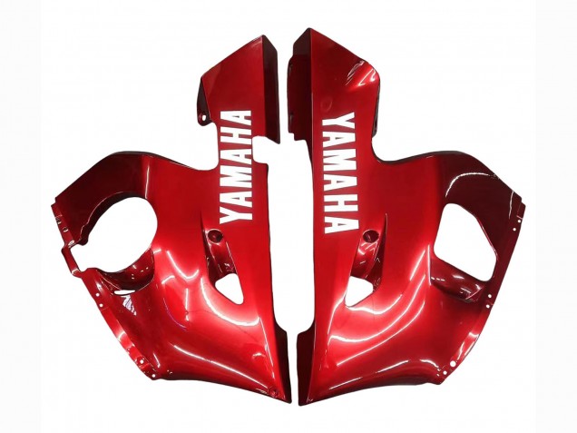 Rot Weiß Glänzendes Schwarz 1998-2002 Yamaha YZF 600 R6 Motorrad Verkleidung