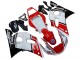 Weiß Rot Schwarz Petronas Yamalube 50th 1998-2002 Yamaha YZF 600 R6 Motorrad Verkleidung