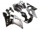 Silber Glänzendes Schwarz 1998-2002 Yamaha YZF 600 R6 Motorrad Verkleidung