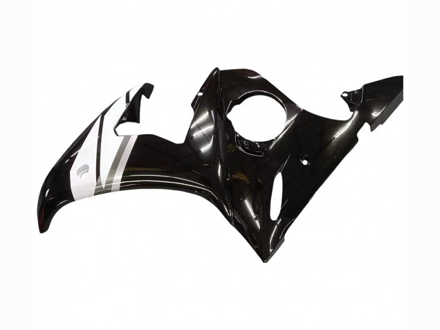 Rot Weiß Glänzendes Schwarz 2003-2004 Yamaha YZF R6 Motorrad Verkleidung