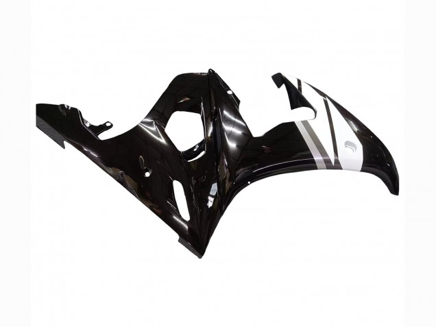 Rot Weiß Glänzendes Schwarz 2003-2004 Yamaha YZF R6 Motorrad Verkleidung
