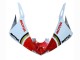 Weiß Rot Lucky Strike Motul 2006-2009 Yamaha YZF R6S Motorrad Verkleidung