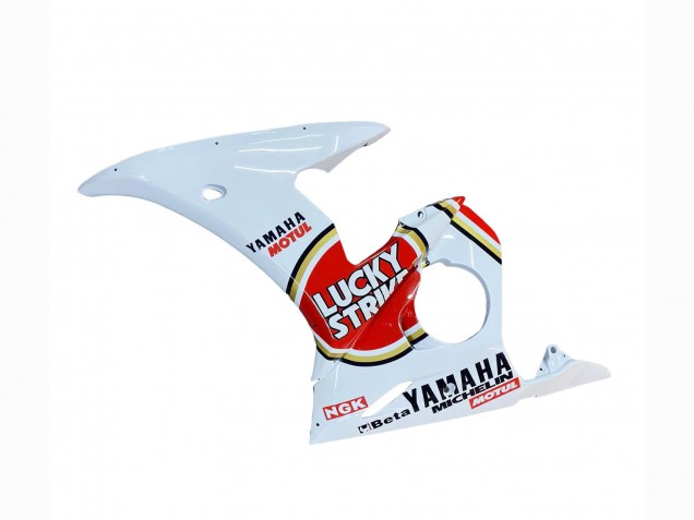 Weiß Rot Lucky Strike Motul 2006-2009 Yamaha YZF R6S Motorrad Verkleidung