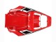 Weiß Rot Glänzendes Schwarz 2003-2004 Yamaha YZF R6 Motorrad Verkleidung