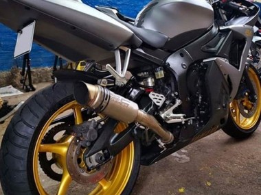 Matt Grau Matt Schwarz Gold Aufkleber 2003-2004 Yamaha YZF R6 Motorrad Verkleidung