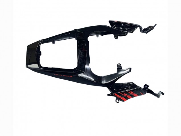 Glänzendes Schwarz Rot 2003-2004 Yamaha YZF R6 Motorrad Verkleidung