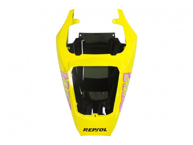Gelb Rosa Glänzendes Schwarz Rossi Repsol 46 2003-2004 Yamaha YZF R6 Motorrad Verkleidung