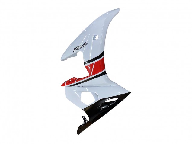 Weiß Rot Glänzendes Schwarz 2003-2004 Yamaha YZF R6 Motorrad Verkleidung