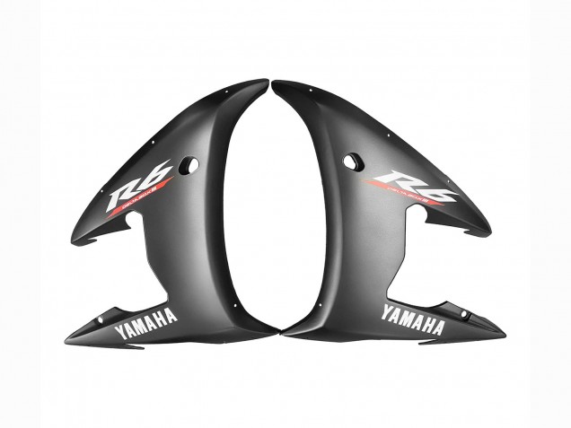 Schwarz Rot 2006-2009 Yamaha YZF R6S Motorrad Verkleidung