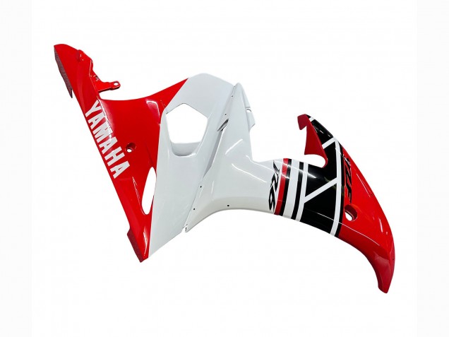 Rot Weiß Schwarz 2006-2009 Yamaha YZF R6S Motorrad Verkleidung