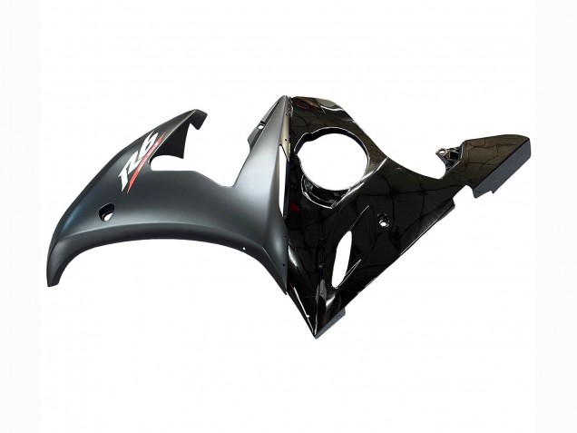 Glänzendes Schwarz Matt Schwarz Gold Chameleon 2003-2004 Yamaha YZF R6 Motorrad Verkleidung