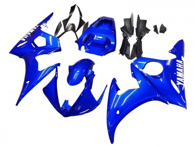 Blau 2005 Yamaha YZF 600 R6 Motorrad Verkleidung