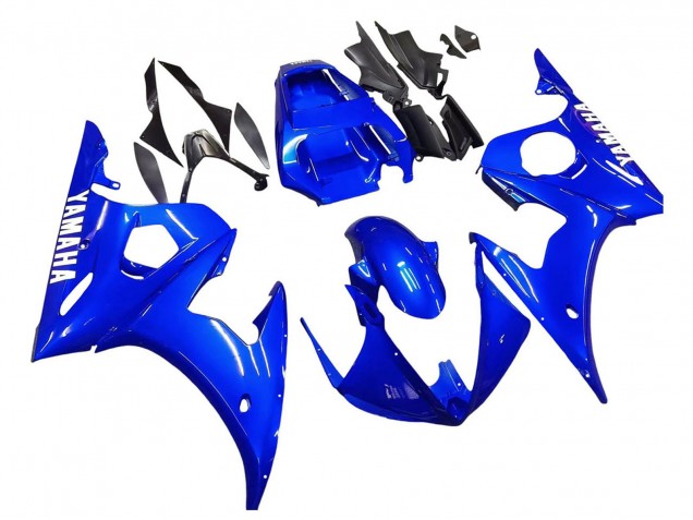 Blau 2005 Yamaha YZF 600 R6 Motorrad Verkleidung