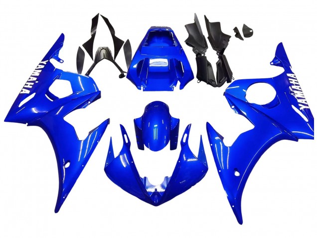 Blau 2005 Yamaha YZF 600 R6 Motorrad Verkleidung