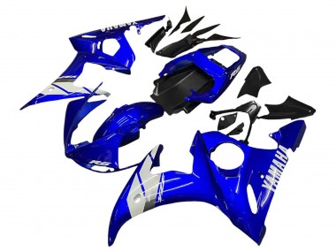 Blau Weiß 2005 Yamaha YZF 600 R6 Motorrad Verkleidung