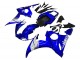 Blau Weiß 2005 Yamaha YZF 600 R6 Motorrad Verkleidung