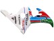Hellblau Weiß Grün Rot Kastinee Dunlop Motul 2005 Yamaha YZF 600 R6 Motorrad Verkleidung