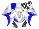 Weiß Blau Yamalube 2005 Yamaha YZF 600 R6 Motorrad Verkleidung