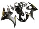 Schwarzes Gold 2005 Yamaha YZF 600 R6 Motorrad Verkleidung