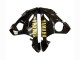 Schwarzes Gold 2005 Yamaha YZF 600 R6 Motorrad Verkleidung