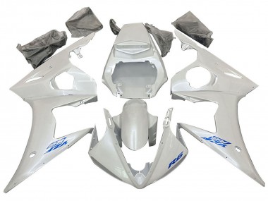 Weiß Blau 2005 Yamaha YZF 600 R6 Motorrad Verkleidung