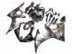 Matt Schwarz Grau Geometric 2005 Yamaha YZF 600 R6 Motorrad Verkleidung