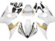 Weiß Gold Schwarz 2005 Yamaha YZF 600 R6 Motorrad Verkleidung