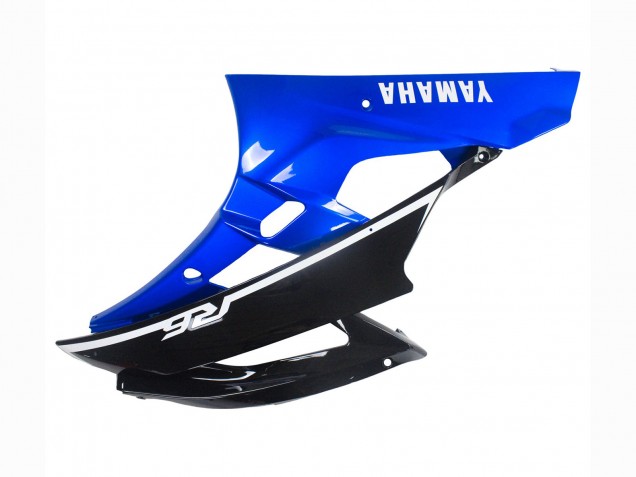 Blau Glänzendes Schwarz 2006-2007 Yamaha YZF 600 R6 Motorrad Verkleidung