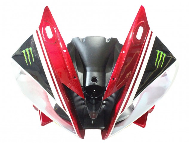 Weiß Rot Schwarz Grün Monster Milwaukee 2006-2007 Yamaha YZF 600 R6 Motorrad Verkleidung