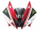 Weiß Rot Schwarz Grün Monster Milwaukee 2006-2007 Yamaha YZF 600 R6 Motorrad Verkleidung