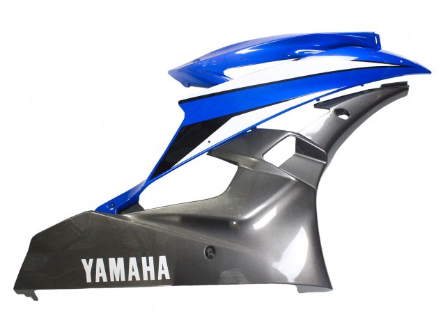Blau Weiß Glänzendes Schwarz 2006-2007 Yamaha YZF 600 R6 Motorrad Verkleidung