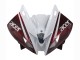 Weiß Kastanienbraun Rot Fiat Acer Yamalube 2006-2007 Yamaha YZF 600 R6 Motorrad Verkleidung