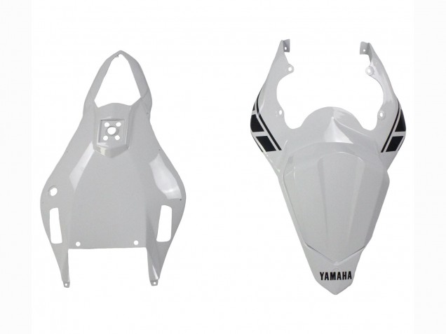 Weiß Glänzendes Schwarz Motul Michelin 2006-2007 Yamaha YZF 600 R6 Motorrad Verkleidung