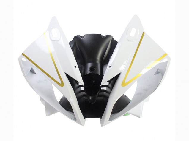 Weiß Gold Schwarz Fiat 2006-2007 Yamaha YZF 600 R6 Motorrad Verkleidung