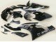Glänzendes Schwarz Matt Schwarz Weiß Motul Michelin 2006-2007 Yamaha YZF 600 R6 Motorrad Verkleidung