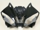 Glänzendes Schwarz Matt Schwarz Weiß Motul Michelin 2006-2007 Yamaha YZF 600 R6 Motorrad Verkleidung