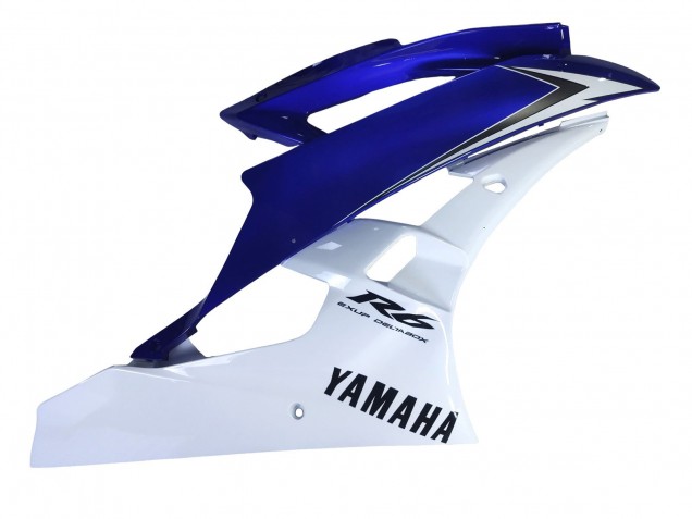 Weiß Blau Schwarz 2006-2007 Yamaha YZF 600 R6 Motorrad Verkleidung